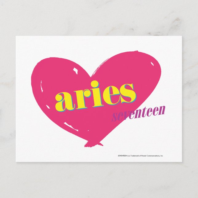 Cartão Postal Aries (Frente)