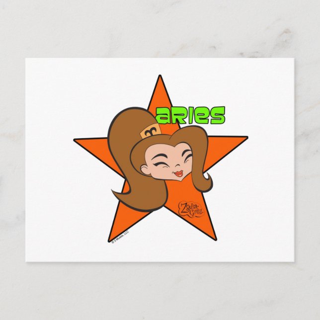 Cartão postal Aries (Frente)