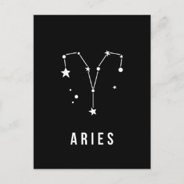 Cartão Postal Aries - Sinal Cotação Zodiac
