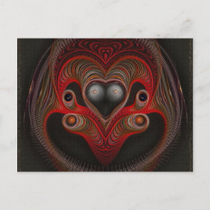 Cartão Postal Aries the Ram Abstrato Art