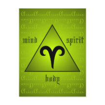 Aries Triangle Minúsculo Body Spirit Holisitic Gre