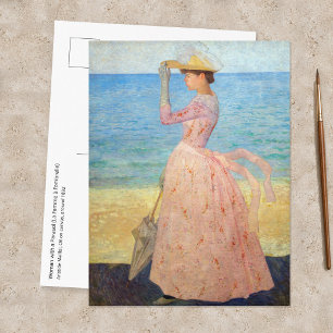 Cartão Postal Aristide Maillol - Mulher com Guarda-Sol