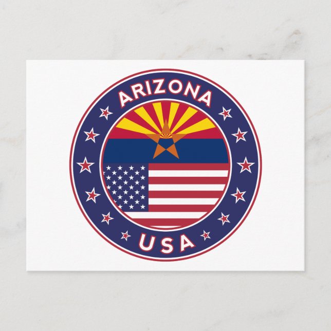 Cartão Postal Arizona (Frente)