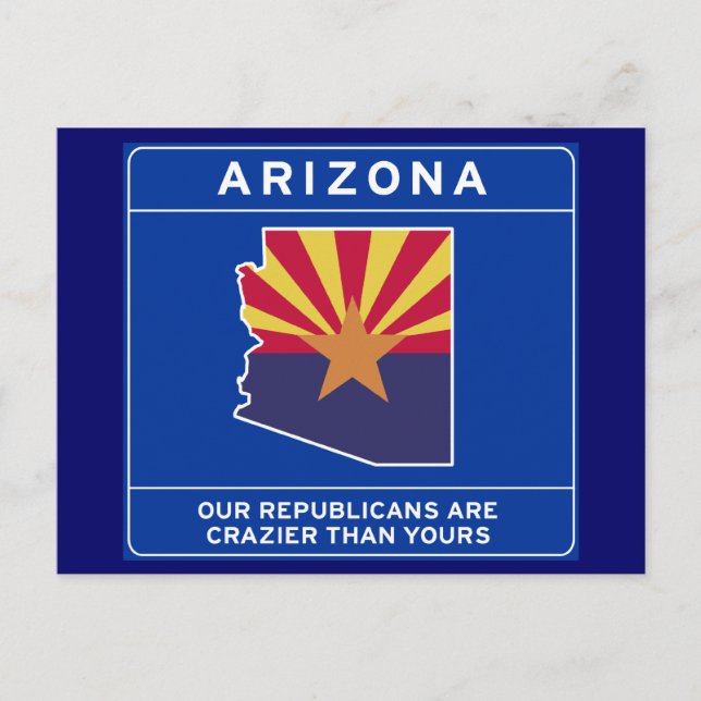 Cartão Postal Arizona (Frente)