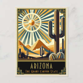 Cartão Postal Arizona | Art Deco