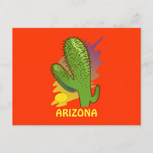 CARTÃO POSTAL ARIZONA CACTUS