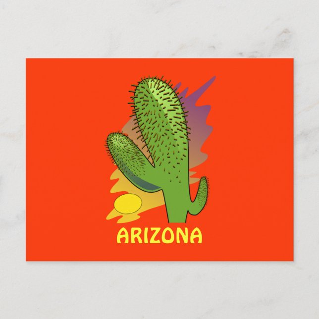CARTÃO POSTAL ARIZONA CACTUS (Frente)