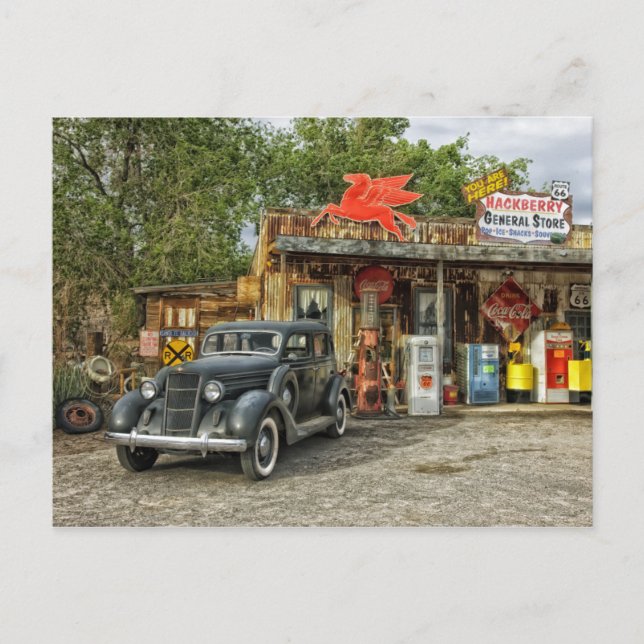 Cartão Postal Arizona clássica do RT 66 (Frente)