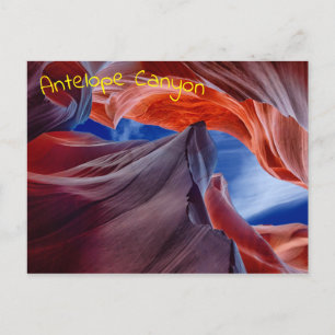 Cartão Postal Arizona de Antelope Canyon