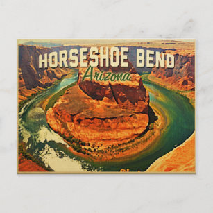 Cartão Postal Arizona de extremidade em ferradura