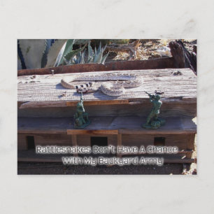 Cartão Postal Arizona Diamondback Western Rattlesnake