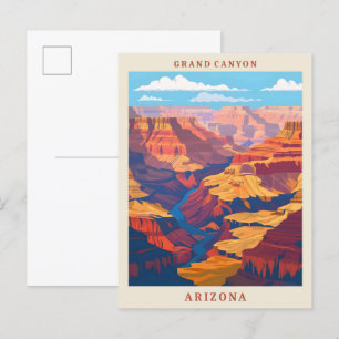 Cartão Postal Arizona do Grand Canyon National Park