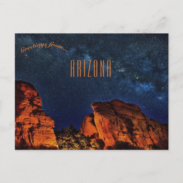 Cartão Postal Arizona do Grande Desfiladeiro do Monumento Nacion (Frente)
