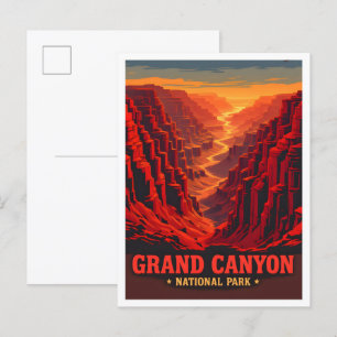 Cartão Postal Arizona do Parque Nacional Grand Canyon