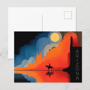 Cartão Postal Arizona, Estilo Minimalista
