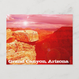 Cartão Postal Arizona Grand Canyon Pinta Desert posta arte