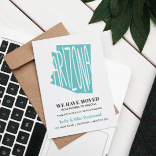 Cartão Postal ARIZONA Mudamos Novo endereço Nova Casa