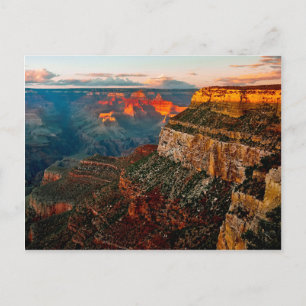 Cartão Postal Arizona personalizável do Grand Canyon no Sunset