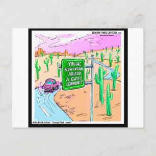 Cartão Postal Arizona: Presentes Engraçados e Camisetas de uma C