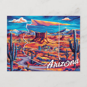 Cartão Postal Arizona: uma celebração vibrante