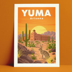 Cartão Postal Arizona Vintage Yuma