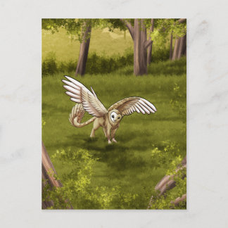 Cartão Postal Arkaen - Barn Owl Griffin