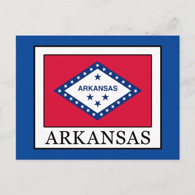 Cartão Postal Arkansas (Frente)