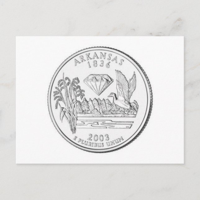 Cartão Postal Arkansas (Frente)