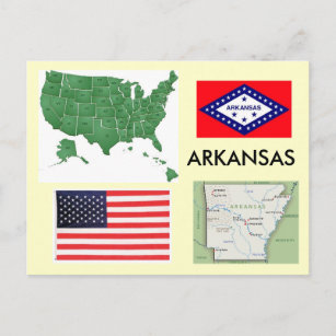 Cartão Postal Arkansas, EUA