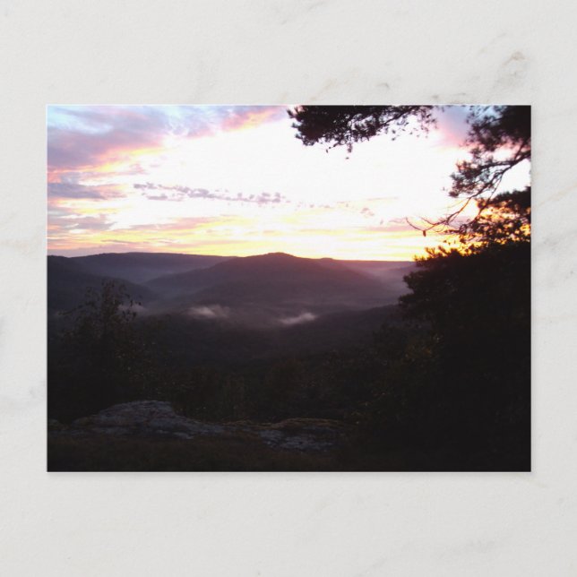 Cartão Postal Arkansas Sunset (Frente)