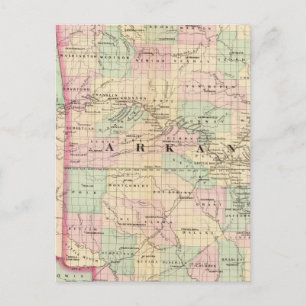 Cartão Postal Arkansas, Território Indiano