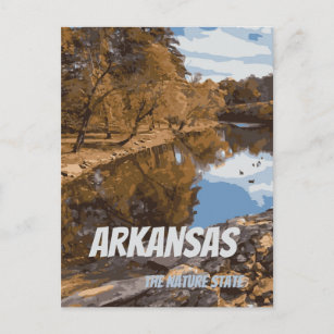 Cartão Postal Arkansas the nature state Postcard