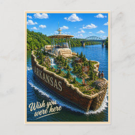 Cartão Postal Arkansas | Wish You Were Here | Série Estado