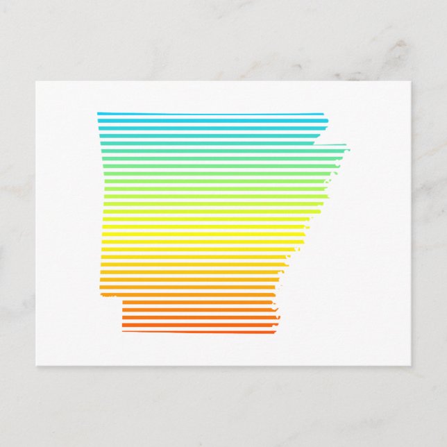 Cartão Postal arkKansas chill fade (Frente)