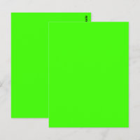 Arlequim Cor Sólida Verde Neon