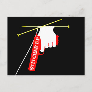 Cartão Postal Arma Com Ponta