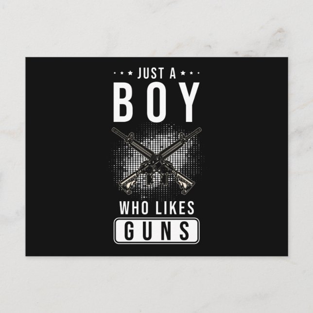 Cartão Postal Arma de Arma do Marksman (Frente)