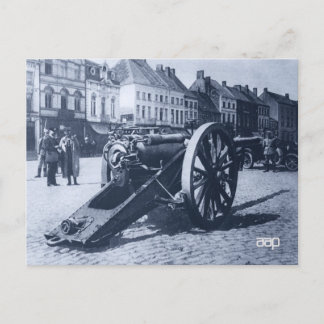 Cartão Postal Arma Inglesa tirada em Ypres