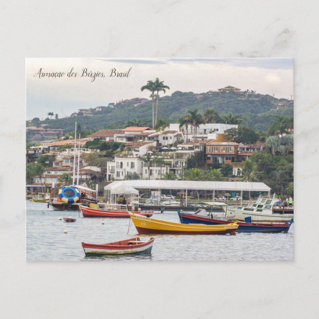 Cartão Postal Armação dos Búzios, Brasil (Frente)