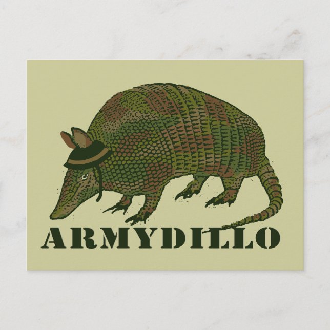 Cartão Postal Armadillo Item (Frente)