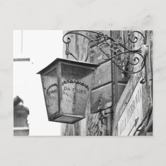 Cartão Postal Armazene a lâmpada, Veneza, Italia