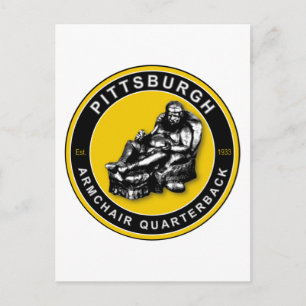 Cartão Postal ARMCHAIR QB - Pittsburgh