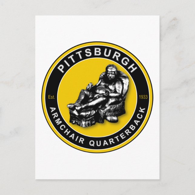 Cartão Postal ARMCHAIR QB - Pittsburgh (Frente)