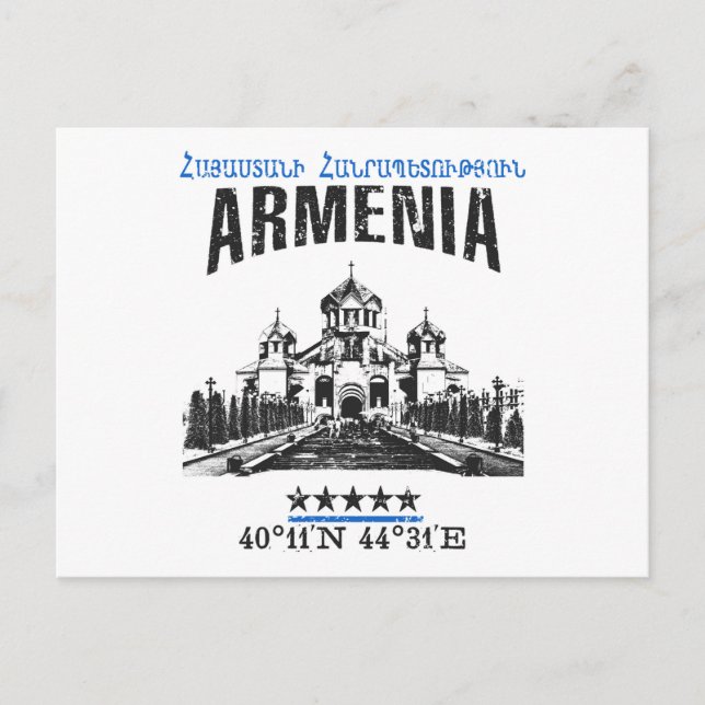 Cartão Postal Armênia (Frente)