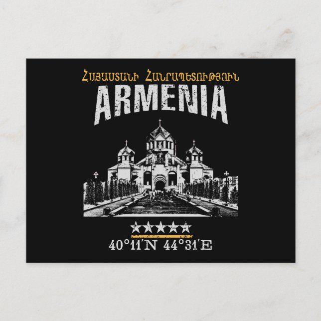 Cartão Postal Armênia (Frente)