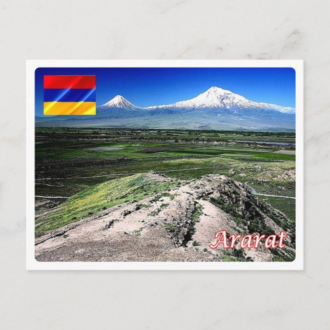Cartão Postal Armênia - Monte Ararat - (Frente)