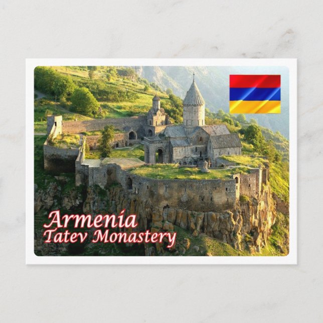 Cartão Postal Armênia - Syunik - mosteiro de Tatev - (Frente)