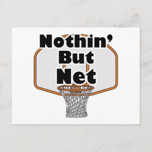 Cartão Postal aro de basquete nothin but net