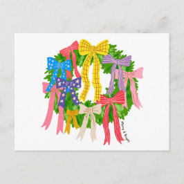 Cartão Postal Arque Alegre e Brilhante Natal