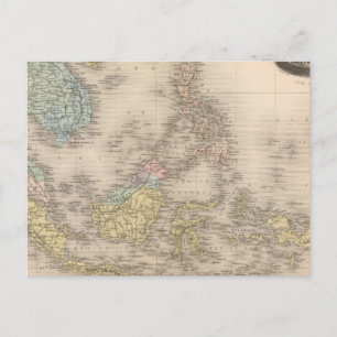 Cartão Postal Arquipélago da Indochina da Ásia